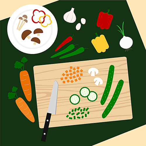 cook with fresh vegetables6