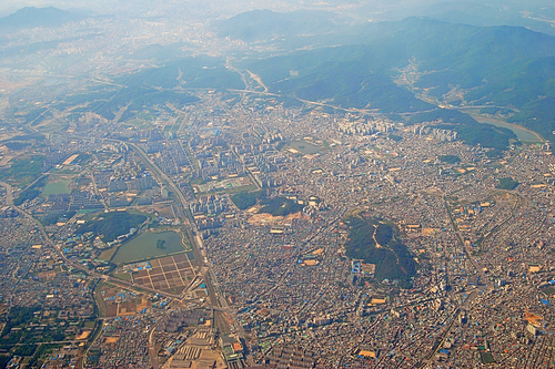 수원 항공사진