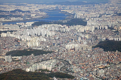 서울 관악구 항공사진