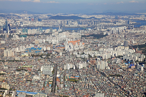 서울 영동포구 항공사진