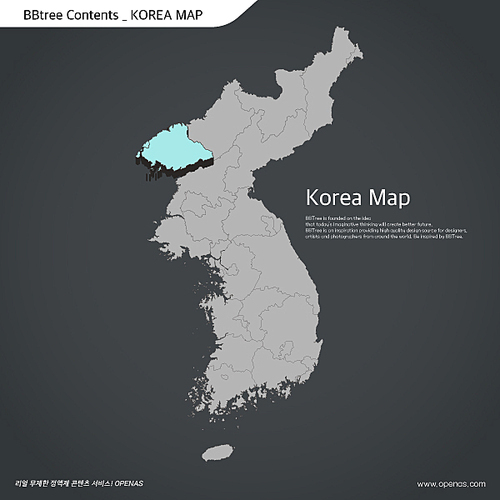 Korea map 13