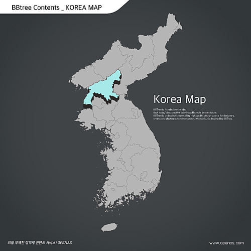 Korea map 14