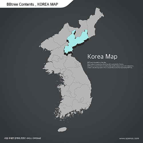 Korea map 15