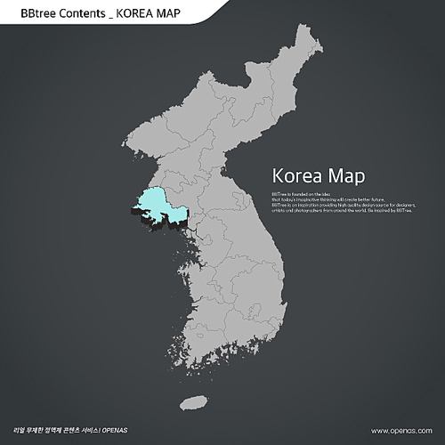 Korea map 17