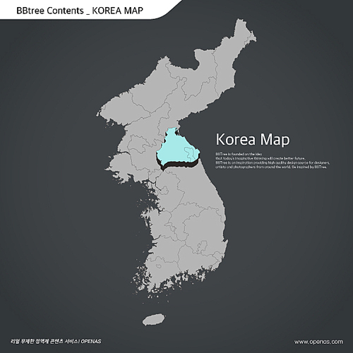 Korea map 18