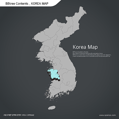 Korea map 24