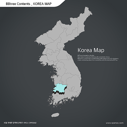 Korea map 26