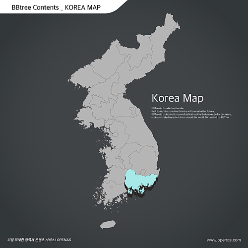 Korea map 28