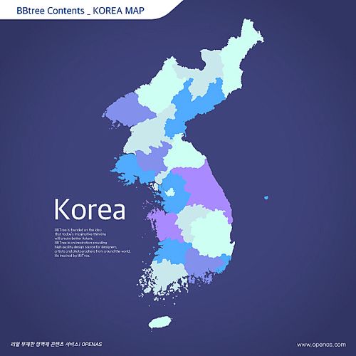 Korea map 07