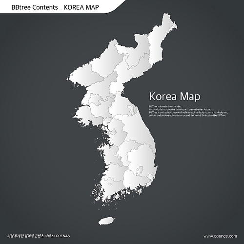 Korea map 09