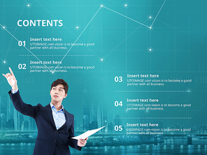 파워포인트 배경 (비즈니스) 차트와 업무