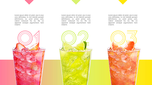 Fruit Drink (과일주스) 배경 디자인