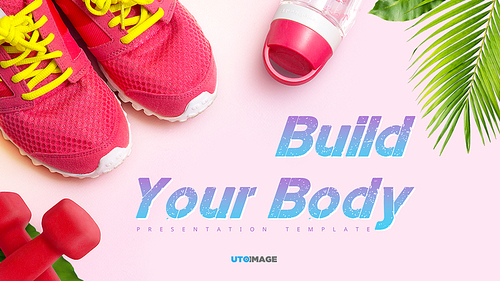 건강한 몸만들기 PPT 표지 (Build Your Body)