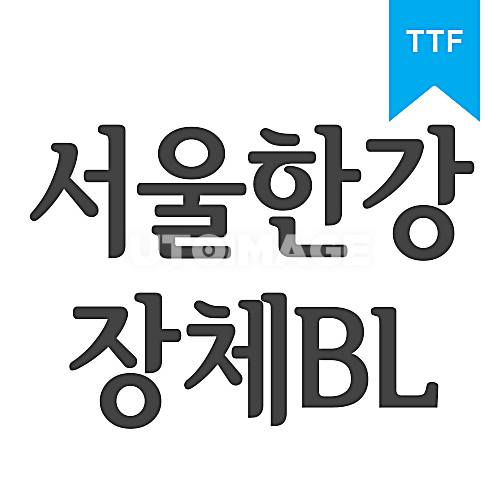 서울한강 장체 Black	TTF