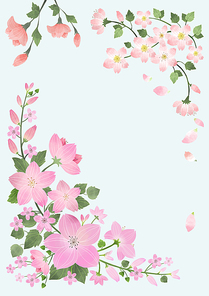 봄꽃프레임 001