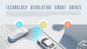 Smart Drive (자동차, 기술) 피피티 템플릿