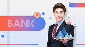 Bank (금융, 은행) PPT 템플릿