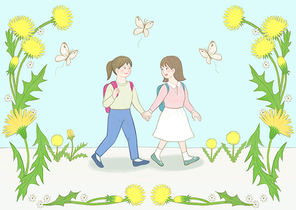 봄꽃과사람 002