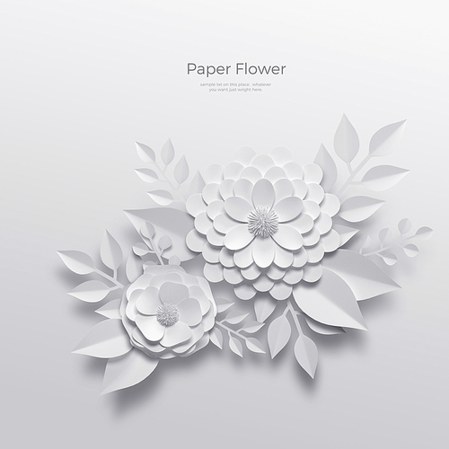 Paper Flower 001