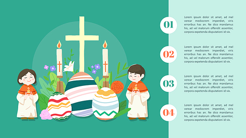 Easter 부활절 피피티 템플릿 (종교, 문화)