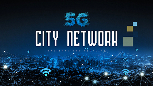 5G Network (5세대 이동 통신) PPT 템플릿