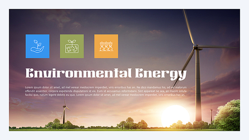 환경 에너지 피피티 배경 (과학, 환경)