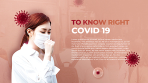 코로나 바이러스 바로 알기 (Covid 19) PPT 배경템플릿