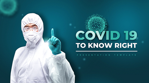 코로나 바이러스 바로 알기 (Covid 19) PPT 배경템플릿