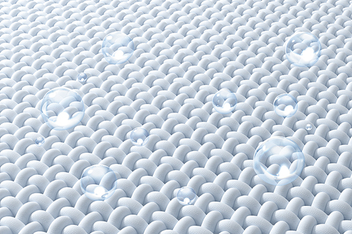 깨끗한 흰색 섬유 조직 3D 배경