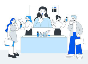 K산업_뷰티 벡터 일러스트