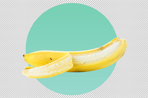 바나나 한 개 PNG