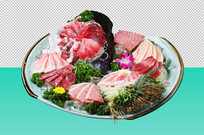 참치 회 PNG