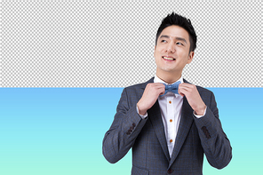 보우타이 맨 남성 PNG 누끼