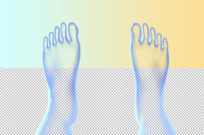 인체 3D 그래픽 누끼 PNG