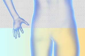 인체 3D 그래픽 누끼 PNG