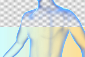 인체 3D 그래픽 누끼 PNG
