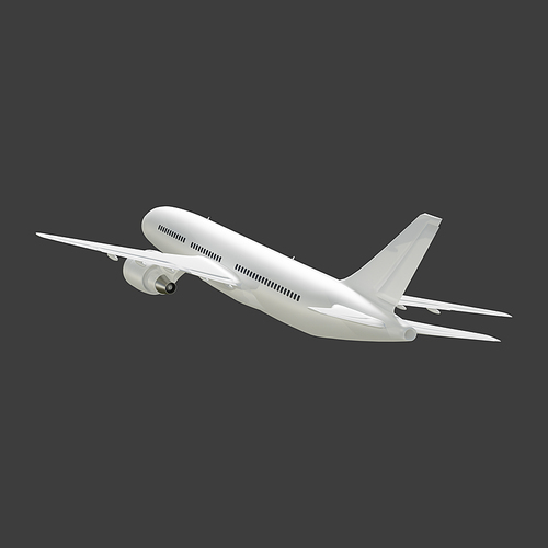 이동수단_항공기 3D 그래픽 이미지