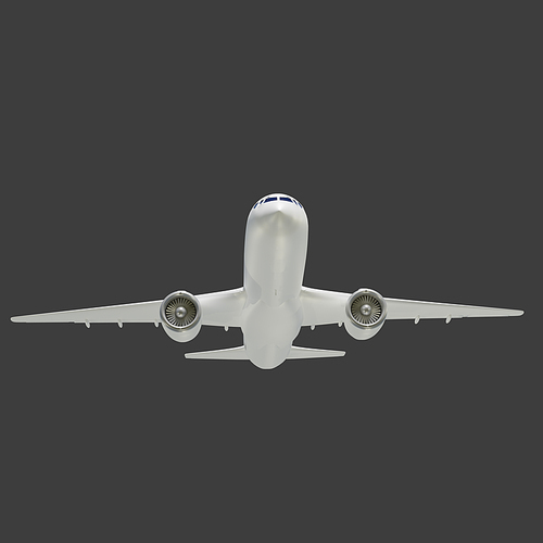 이동수단_항공기 3D 그래픽 이미지