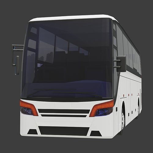 이동수단_버스 3D 그래픽 이미지
