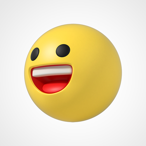 이모티콘_행복 3d 감정 그래픽 이미지