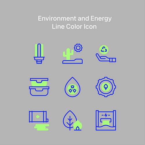 친환경에너지_라인 벡터 아이콘