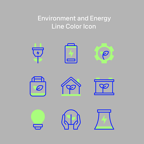 친환경에너지_라인 벡터 아이콘