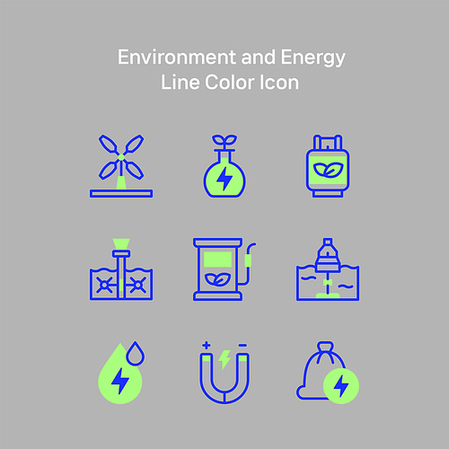 친환경에너지_라인 벡터 아이콘