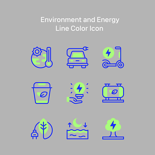 친환경에너지_라인 벡터 아이콘