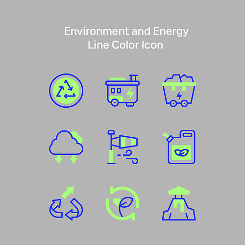 친환경에너지_라인 벡터 아이콘