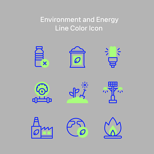 친환경에너지_라인 벡터 아이콘
