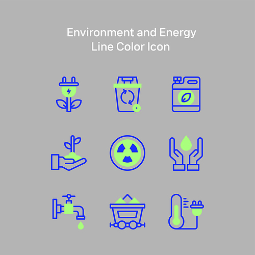 친환경에너지_라인 벡터 아이콘