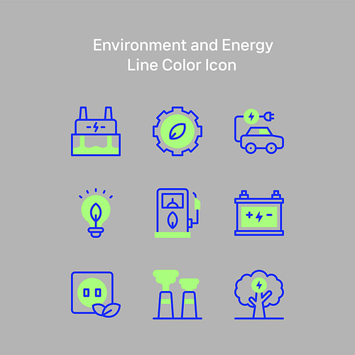 친환경에너지_라인 벡터 아이콘
