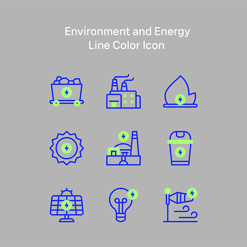 친환경에너지_라인 벡터 아이콘