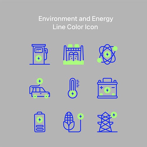 친환경에너지_라인 벡터 아이콘